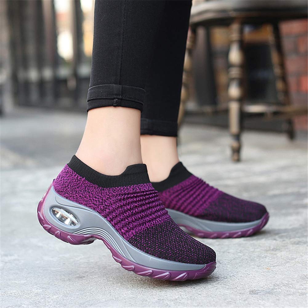 **LEADER SHOW Women's Slip-On Loafers - Comfortable Casual Walking Shoes for Nurses, Fashion Platform Sneakers - Perfect for Work, Travel & Everyday Wear**