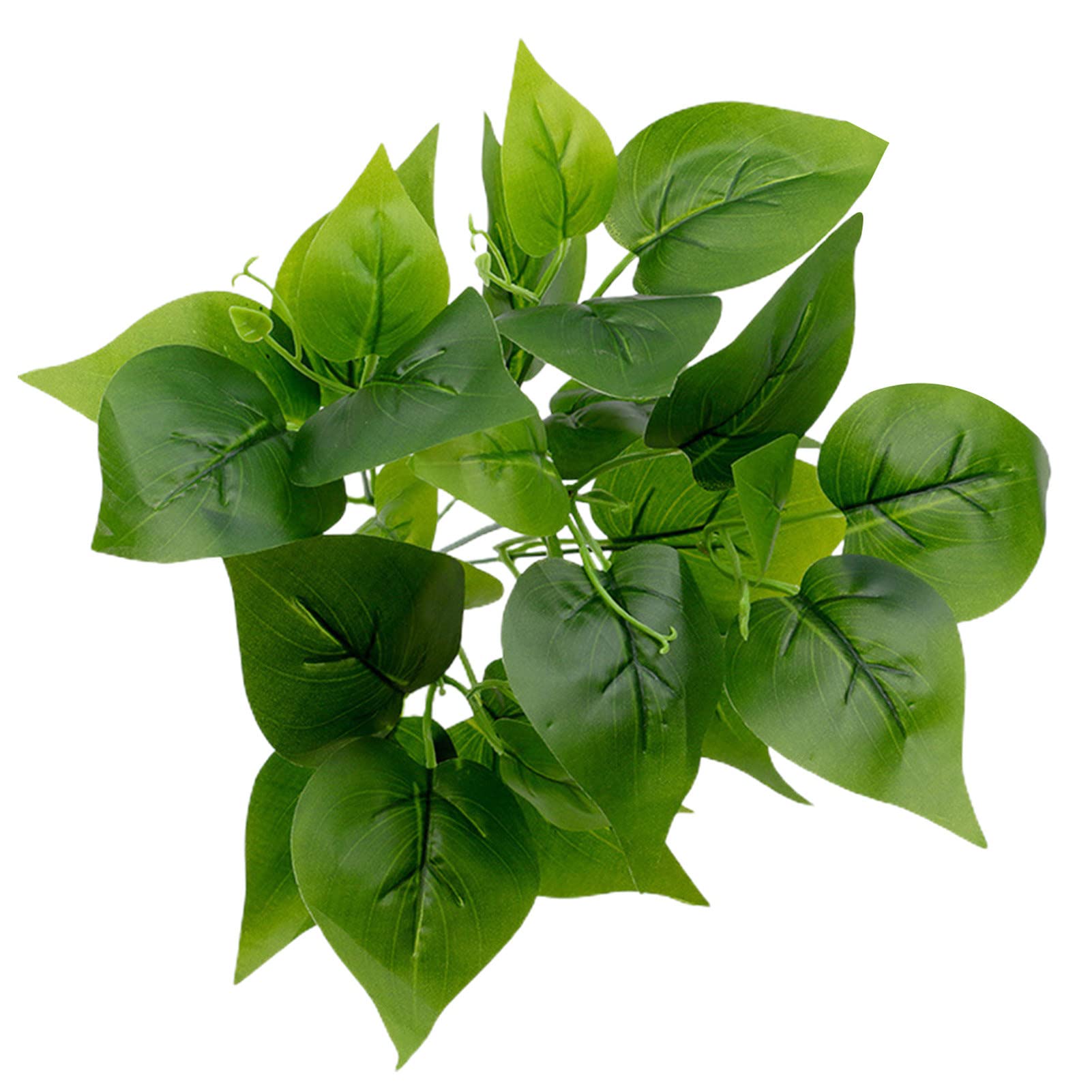 Vivid Artificial Leaves for Home Decor - Realistic Plastic Faux Plants, Fadeless Clear Texture Floral Arrangement for Office, Wedding, Party & Indoor Greenery Decorations