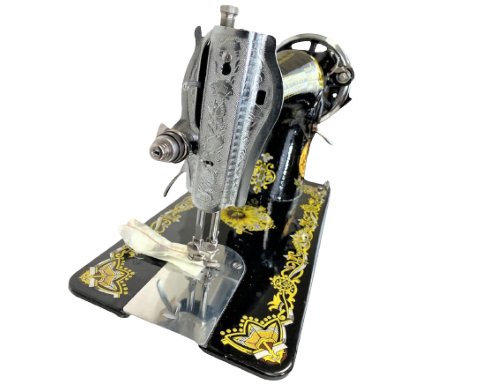 Yamata Bee Butterfly Flat Bed Mechanical Sewing Machine FY2-1 - Heavy Duty Home & Industrial Use for Quilting, Dressmaking & Crafts (Machine Only)