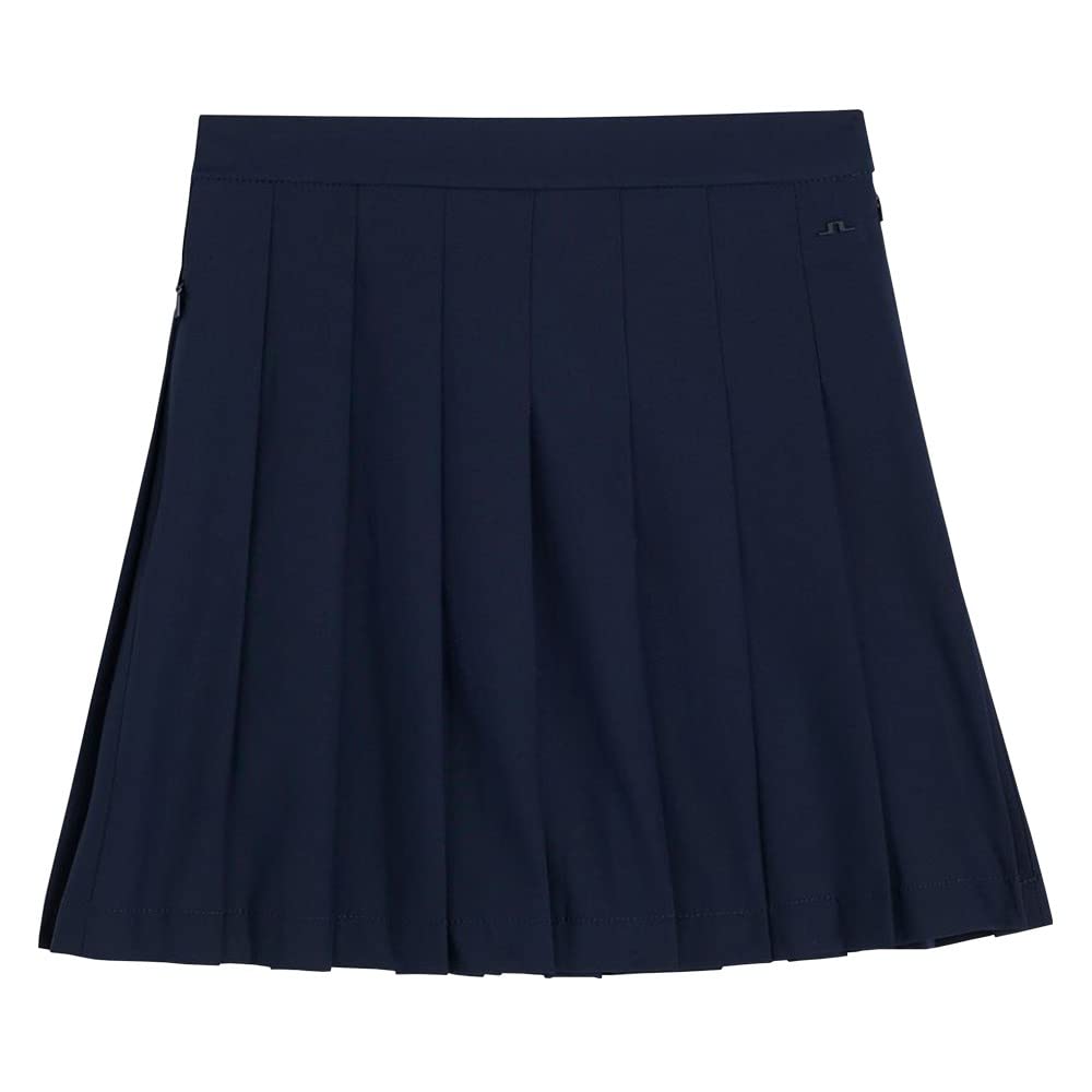 J.Lindeberg 2022 Women's Adina Golf Skirt - JL Navy Blue, Size Small | Perfect for Golfing & Tennis Outfits