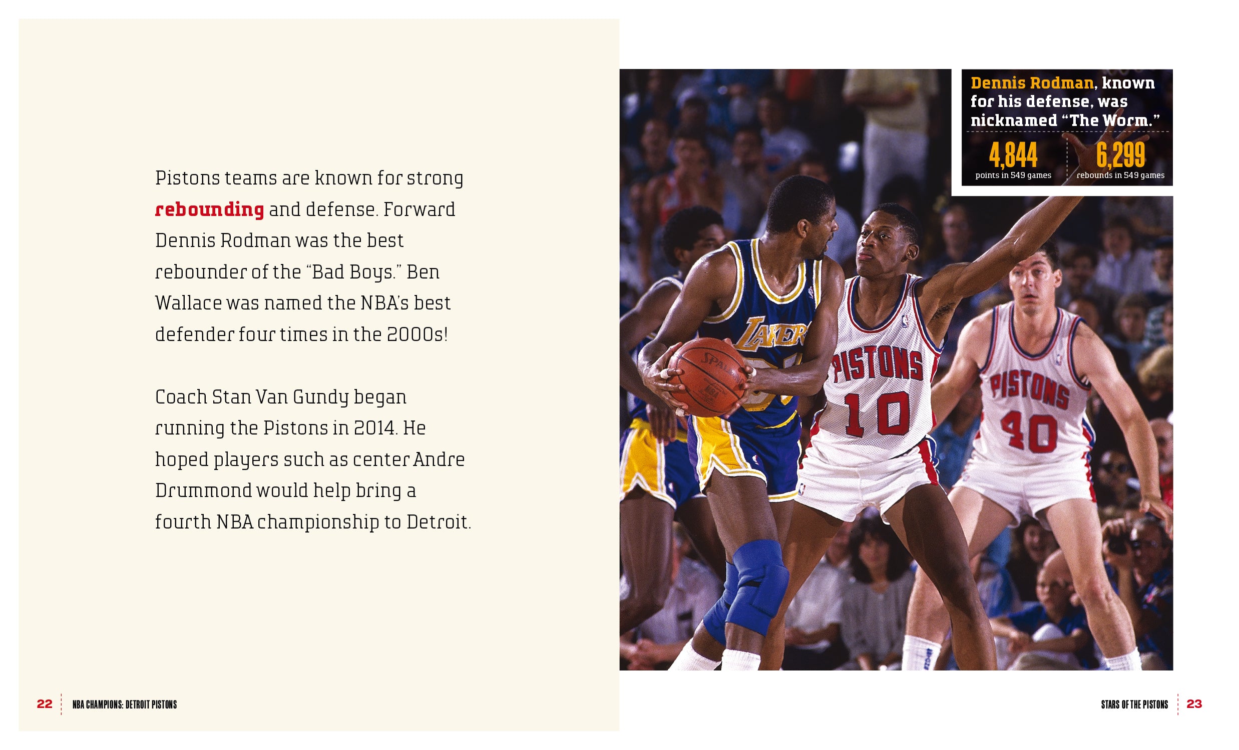 Detroit Pistons NBA Basketball Book - ISBN 9781640260184 | Perfect Gift for Fans, Sports Enthusiasts & Collectors