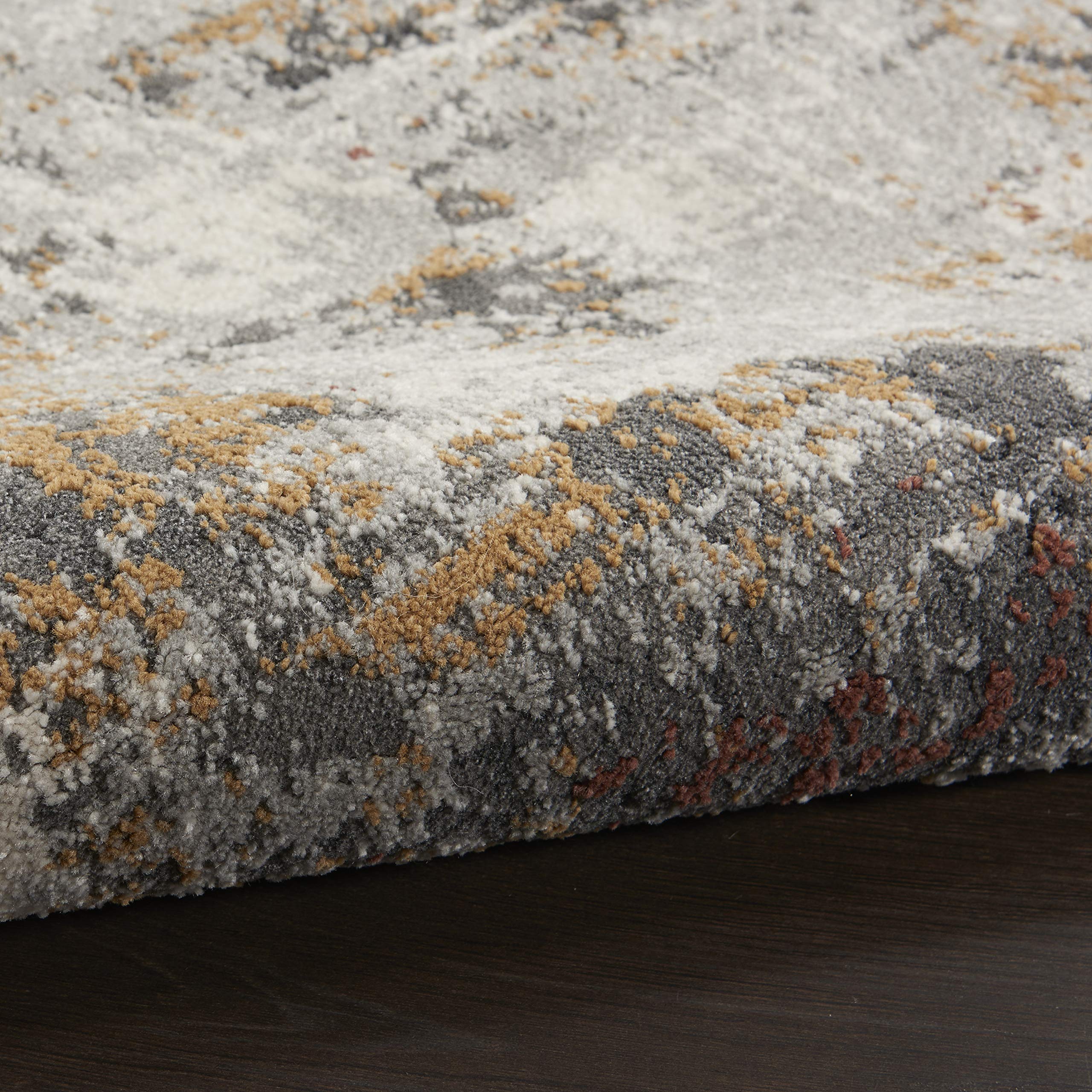 Nourison Ludlow Contemporary Grey/Multi 5'3