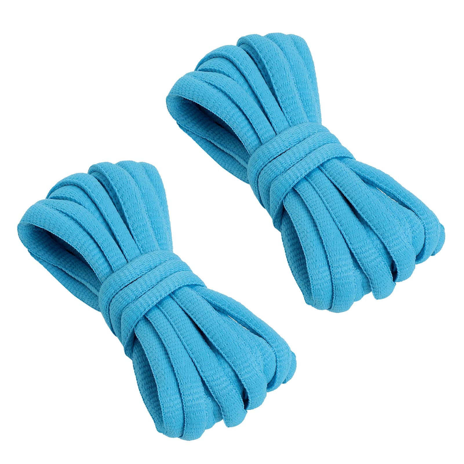 VSUDO 2 Pairs Oval Shoe Laces for Sneakers - Durable Athletic Shoelaces for Basketball, Baseball & Sports Shoes - Comfortable Shoestrings for Men & Women - Perfect for Running, Training & Casual Wear