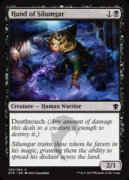Magic The Gathering Hand of Silumgar (105/264) Dragons of Tarkir Foil Card - Collectible Trading Card Game for MTG Players - Perfect for Deck Building & Tournaments