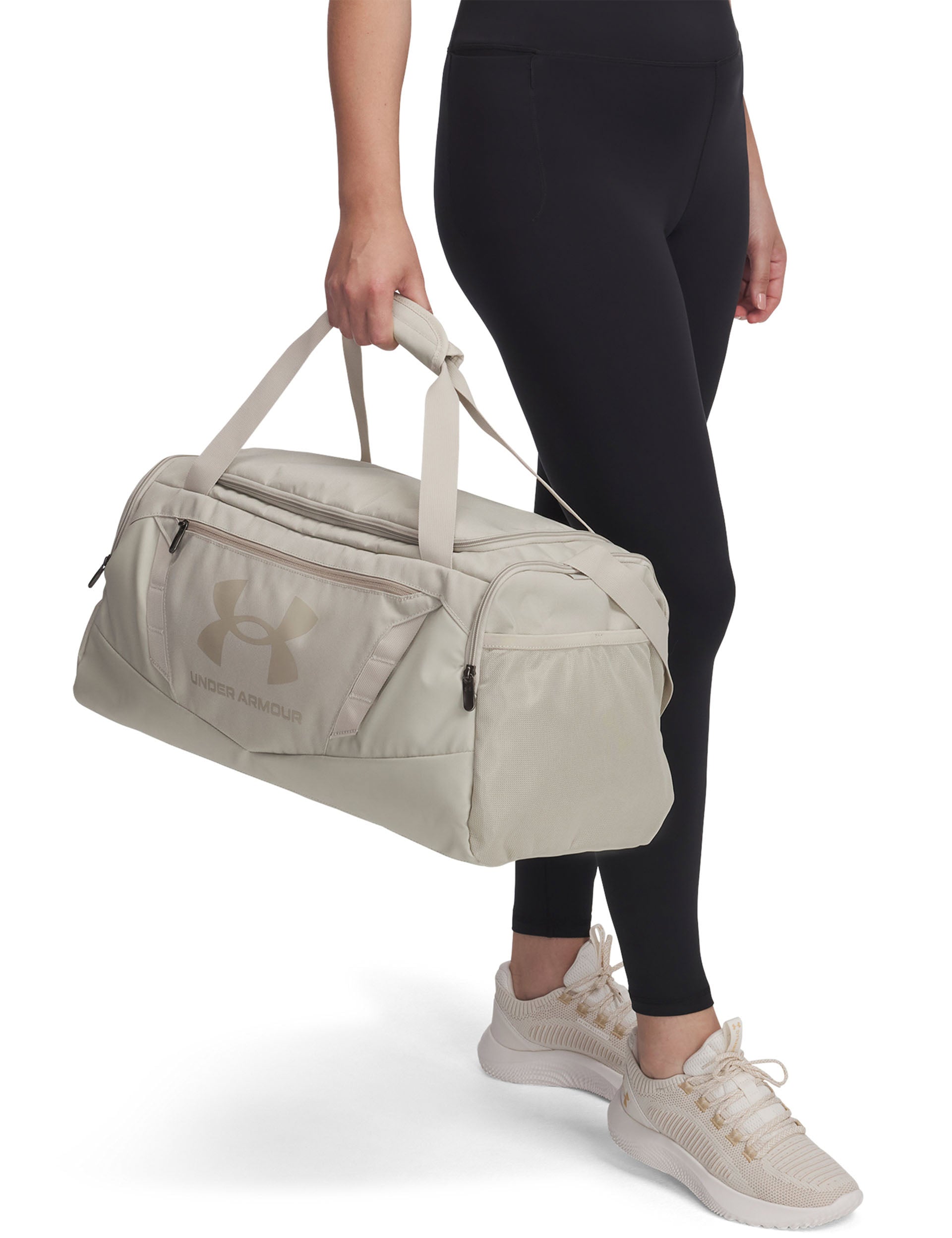 Undeniable 5.0 Small Duffle Bag - Khaki Base/City Khaki - Perfect for Gym, Travel & Everyday Carry | Water-Resistant & Durable