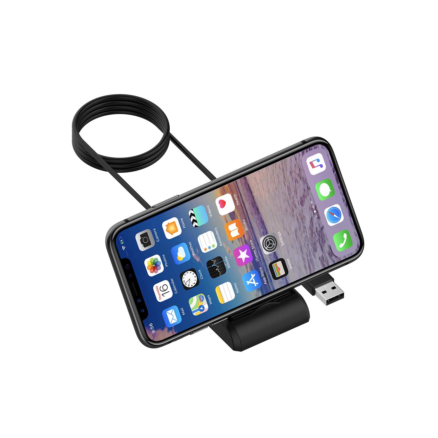 Suunto 7 Charger Stand Replacement - Magnetic Charging Dock with 3.3FT USB Cable | Compatible with Suunto 7 Smartwatch | Perfect for Home, Office & Travel Charging