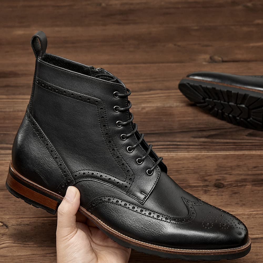 Men's Casual Oxford Chukka Boots - Comfortable Dress Boots for Business & Outdoor Wear | Perfect for Office, Travel & Formal Occasions
