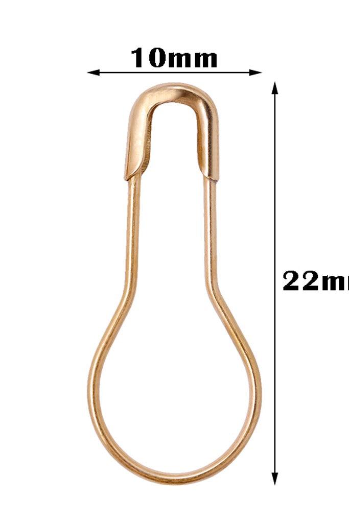 Pear Shaped Hijab Pin - No Coil Design for Secure Hold | Perfect for Daily Wear, Work & Special Occasions