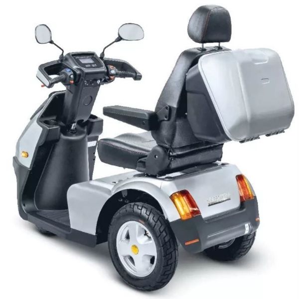 AFIKIM Afiscooter S3 3-Wheel Mobility Scooter for Adults - Lightweight Electric Scooter for Seniors & Disabled - Indoor/Outdoor Use for Shopping, Parks & Travel