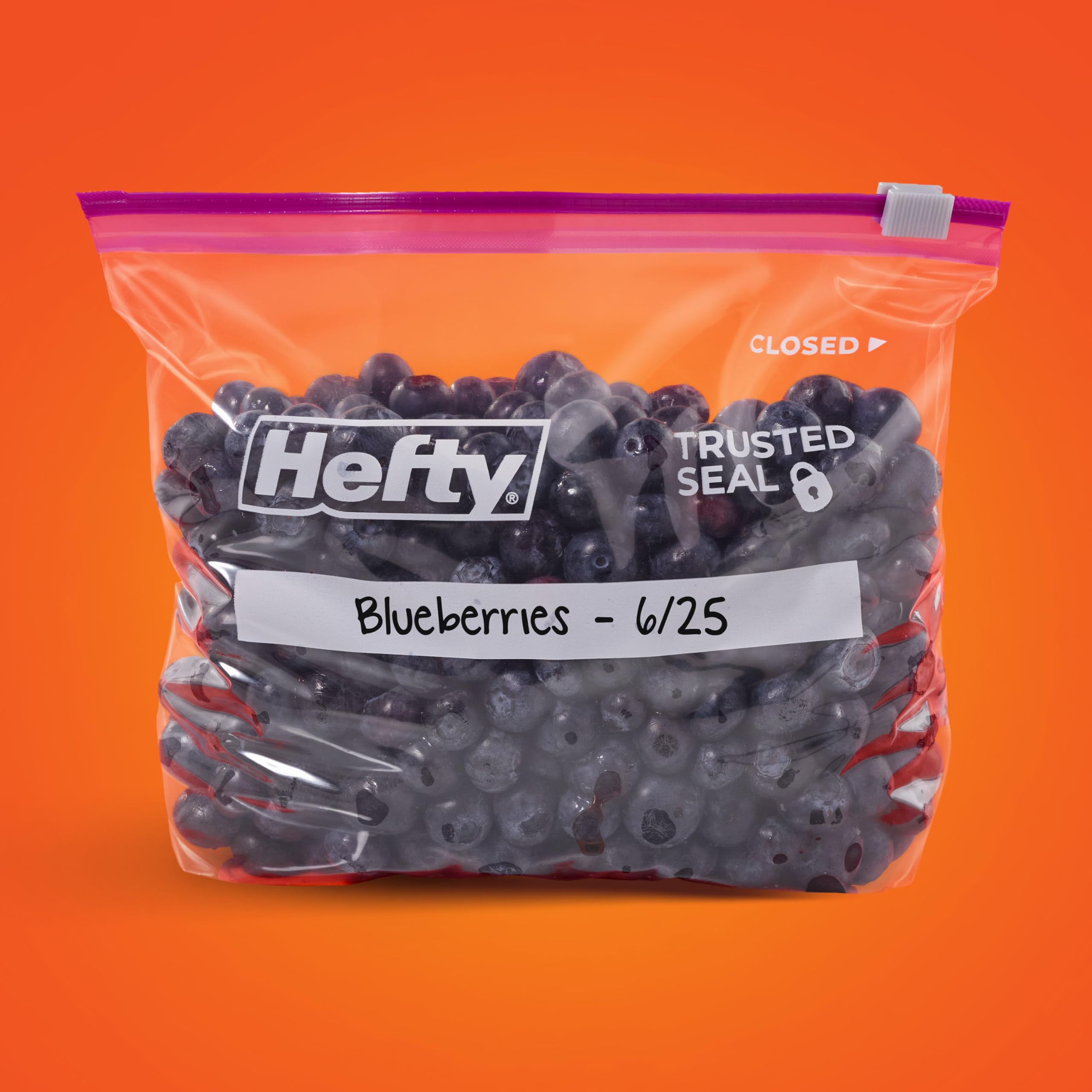Heavy Duty Slider Kitchen Storage Bags - 20 Quart Size Freezer Bags for Food Storage, Meal Prep & Leftovers | BPA Free, Leak Proof | Perfect for Freezing, Organizing & On-the-Go Snacks