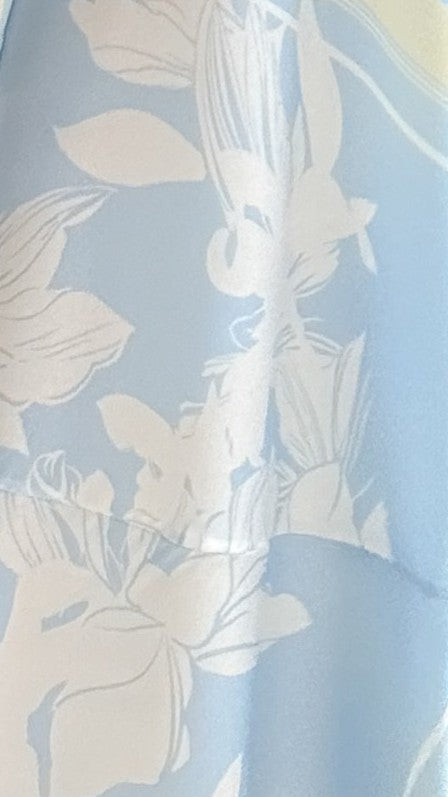Kaethe Maxi Dress for Women - Flowy Blue & Yellow Floral Summer Dress - Perfect for Beach Vacations, Parties & Casual Outings
