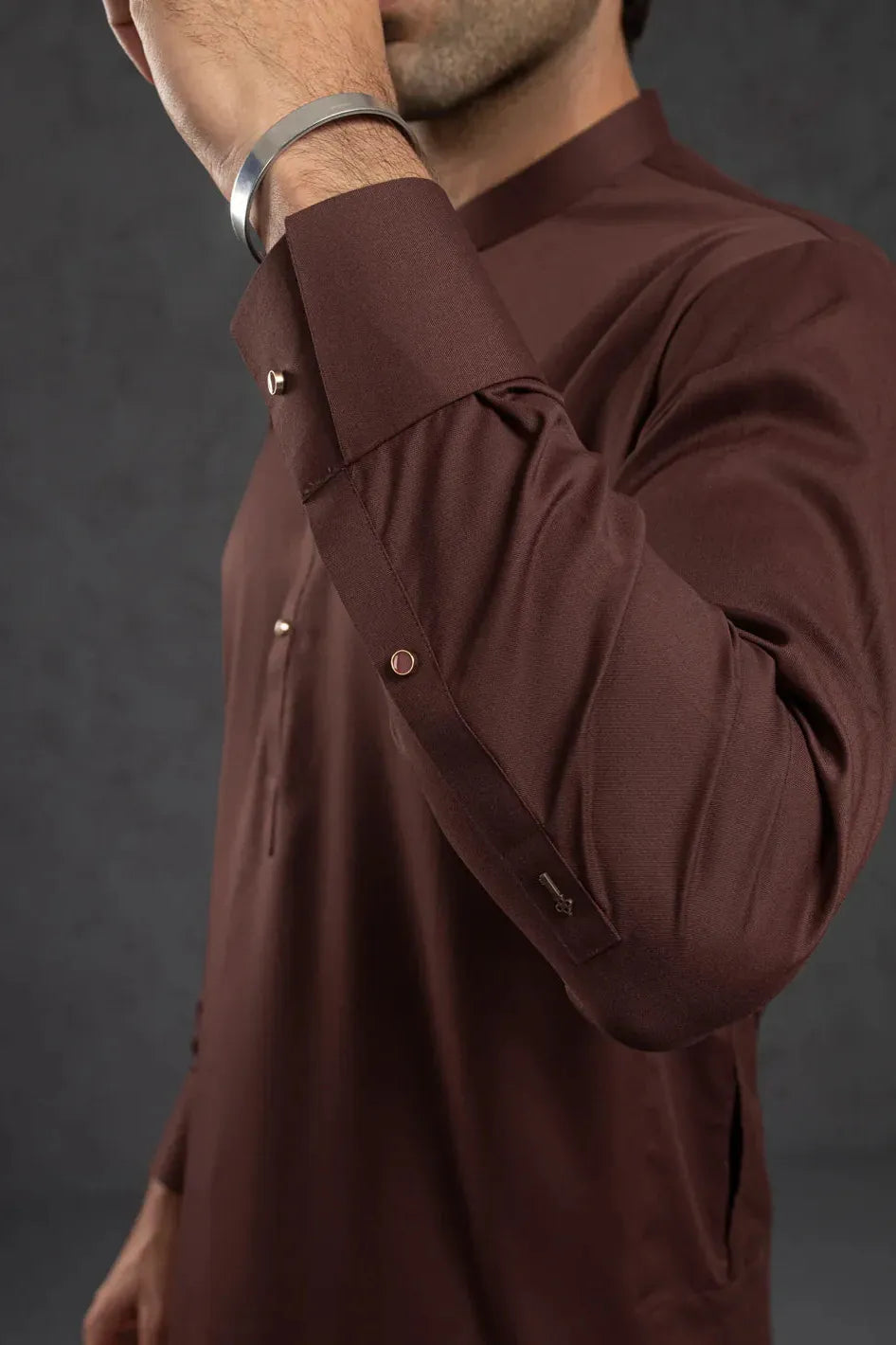 Stylish Blended Maroon Kurta & Trouser Set for Men - Perfect for Festivals, Weddings & Casual Wear | Almirah Collection