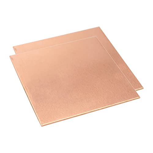 Tynulox 16 Gauge 99.9% Pure Copper Sheet - 2 Pack (0.05