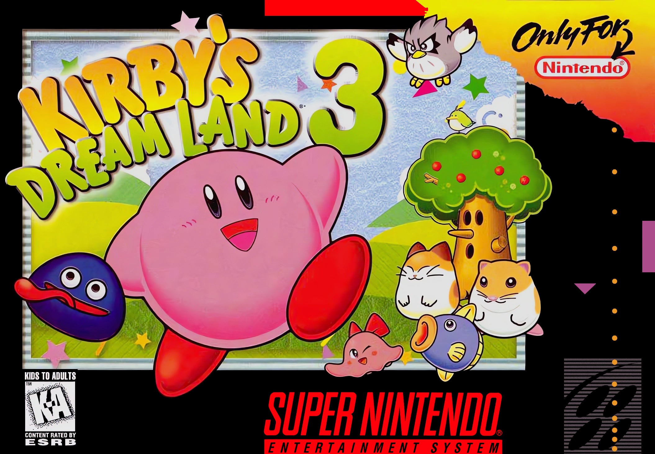 Kirby's Dream Land 3 - Classic Nintendo SNES Game | Retro Platformer Adventure | Perfect for Collectors & Nostalgic Gamers | Great for Parties & Family Game Nights