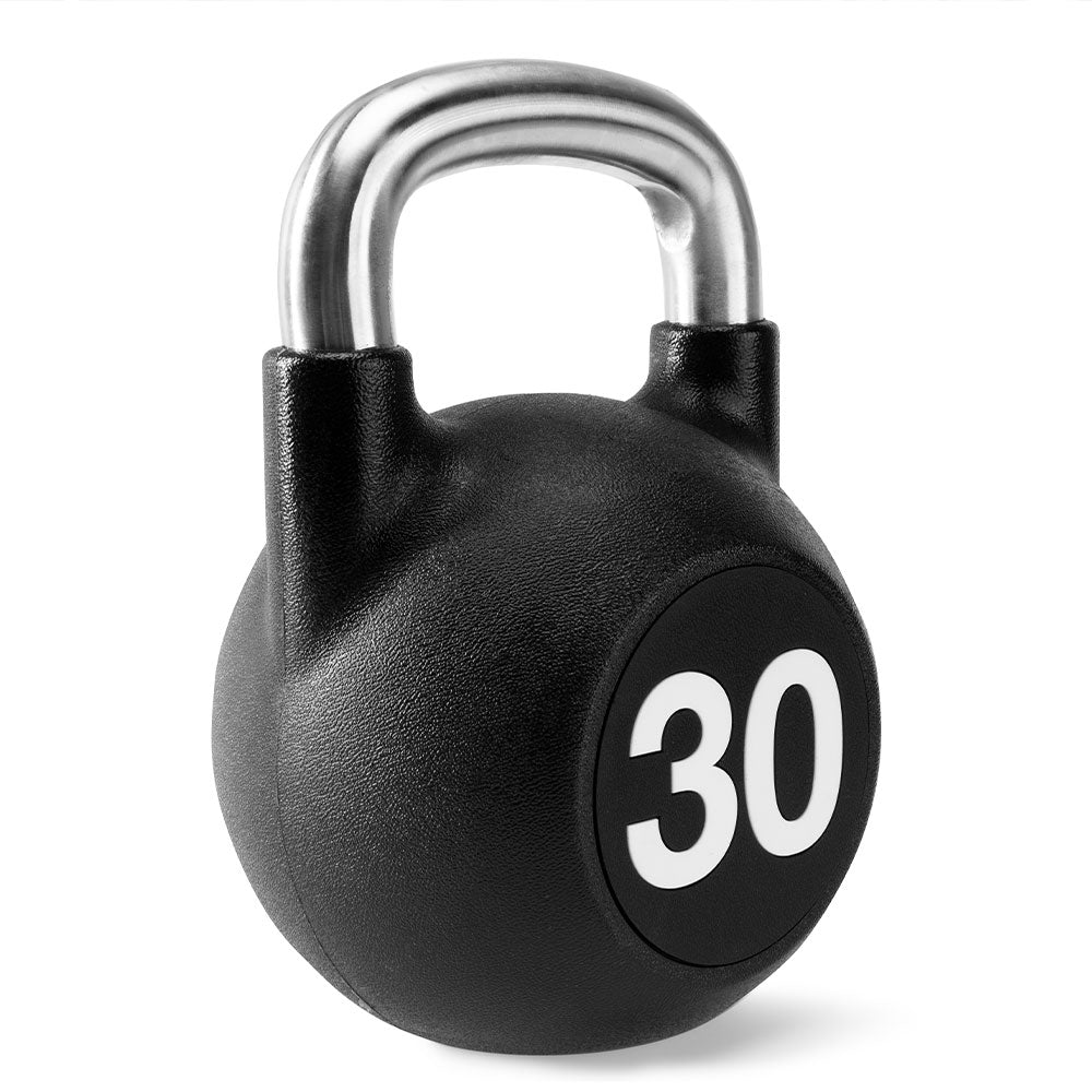 Weider Poly Encased Competition Kettlebell 30lbs - Durable Workout Equipment for CrossFit, Strength Training & Home Gym | Perfect for HIIT, Functional Fitness & Weightlifting