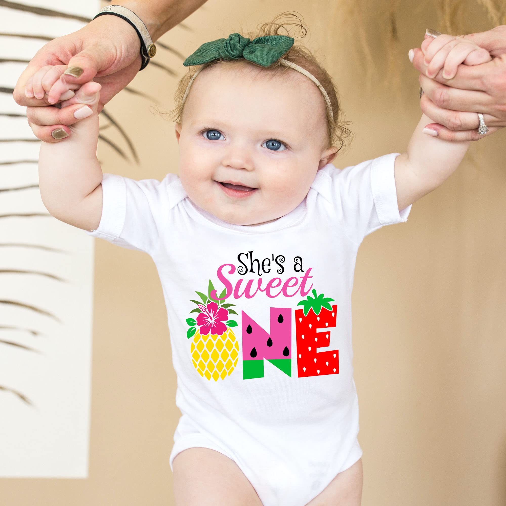 Fruit ONE Birthday Shirt - 1st Birthday Tutti Fruity Outfit for Girls (18 Months) | Sweet Fruit Theme First Birthday Party Dress | Perfect for Photoshoots, Cake Smash & Celebrations