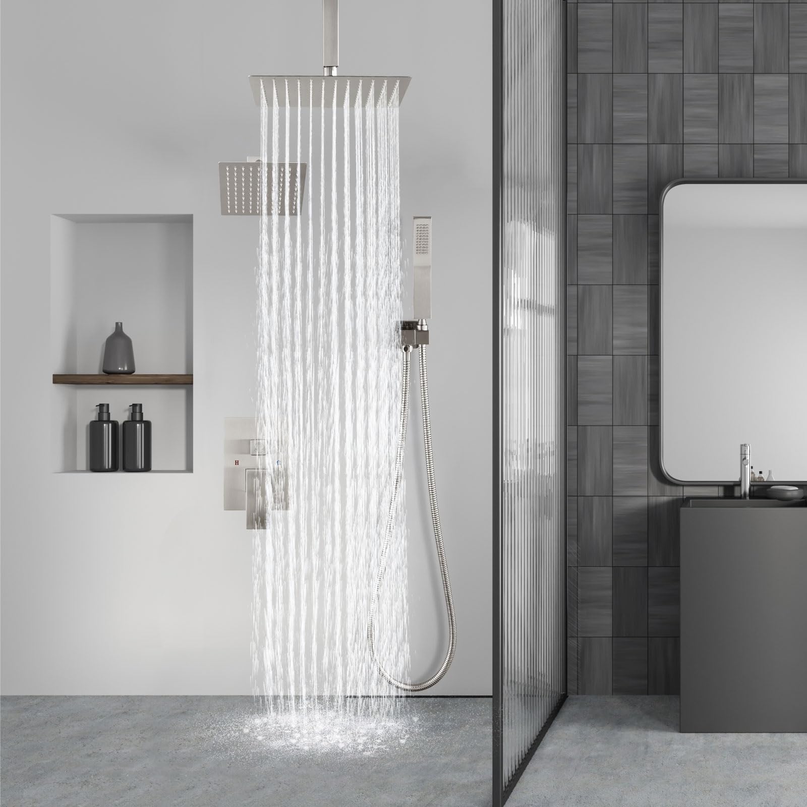 Aolemi Luxury Rainfall Shower System - 10