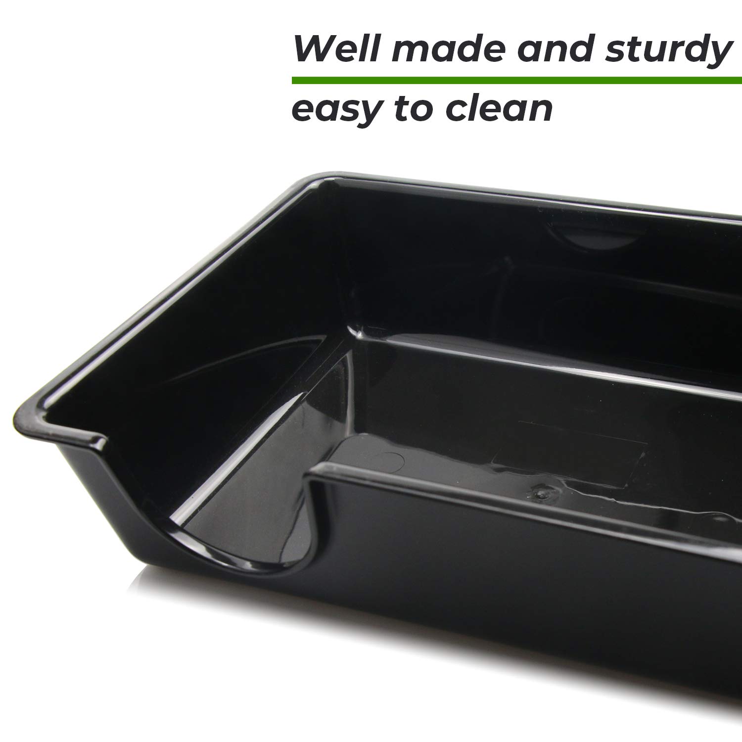 Reptile Hide Box for Geckos & Snakes - Durable, Safe & Easy to Clean Reptile Cave Shelter - Large 9.5