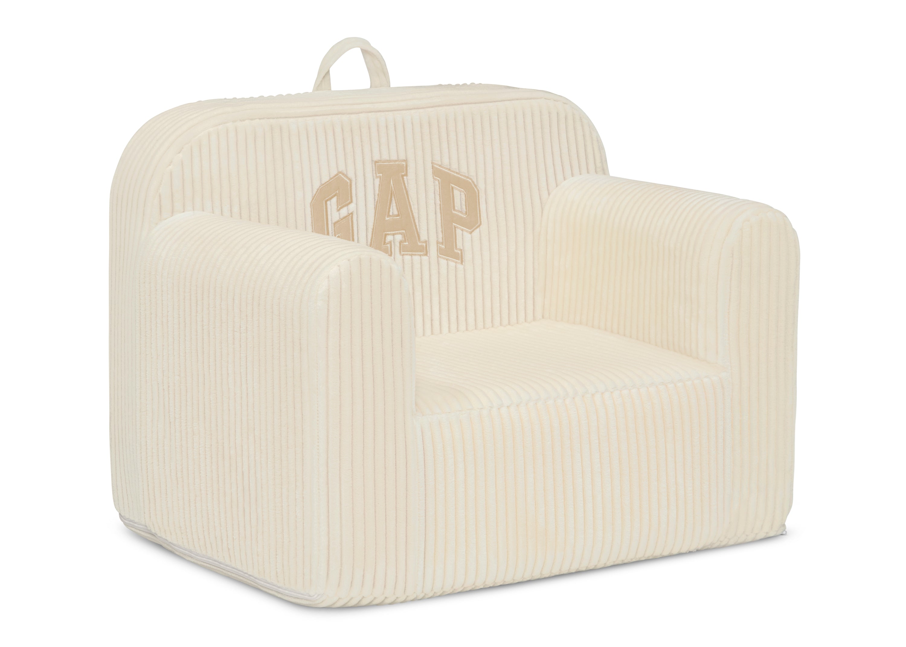 BabyGap Ribbed Velour Chair - Soft & Cozy Nursery Seating for Newborns & Toddlers - Perfect for Bedrooms, Playrooms & Daycare Centers