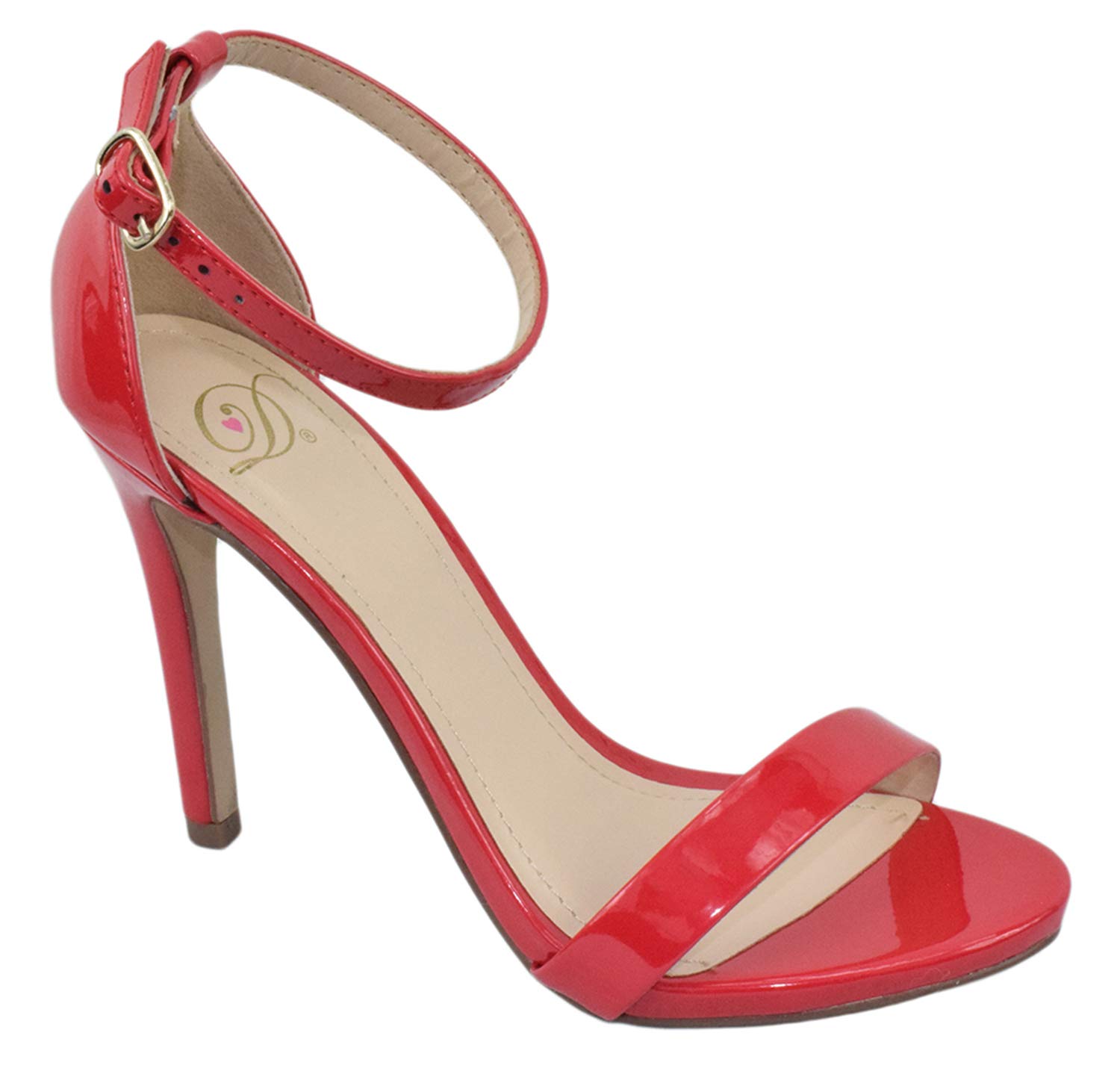 Jaiden Women's Ankle Strap High Heel Sandals - Open Toe Dress Shoes for Formal & Casual Wear | Perfect for Weddings, Parties & Office Occasions