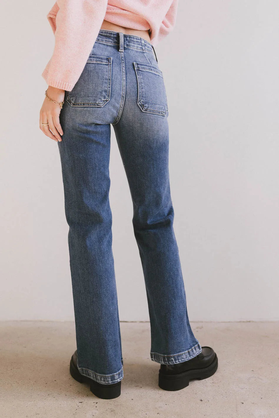 Ophelia Bootcut Jeans for Women - High Waisted Stretch Denim Pants (Final Sale) | Perfect for Casual Wear, Office Outfits & Night Out Looks
