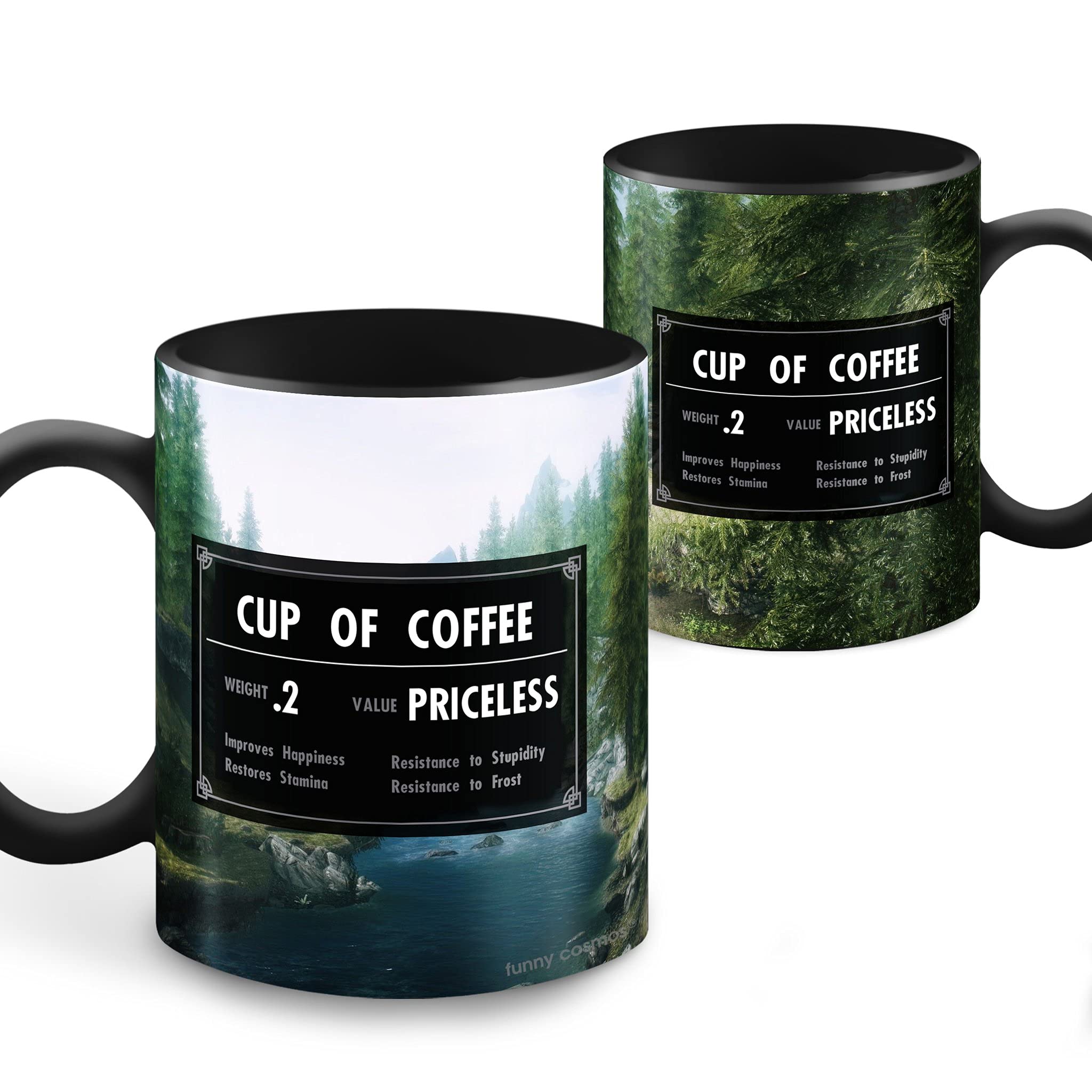 Elder Scrolls Coffee Mug - 11oz Gamer Gift for Birthday & Gaming