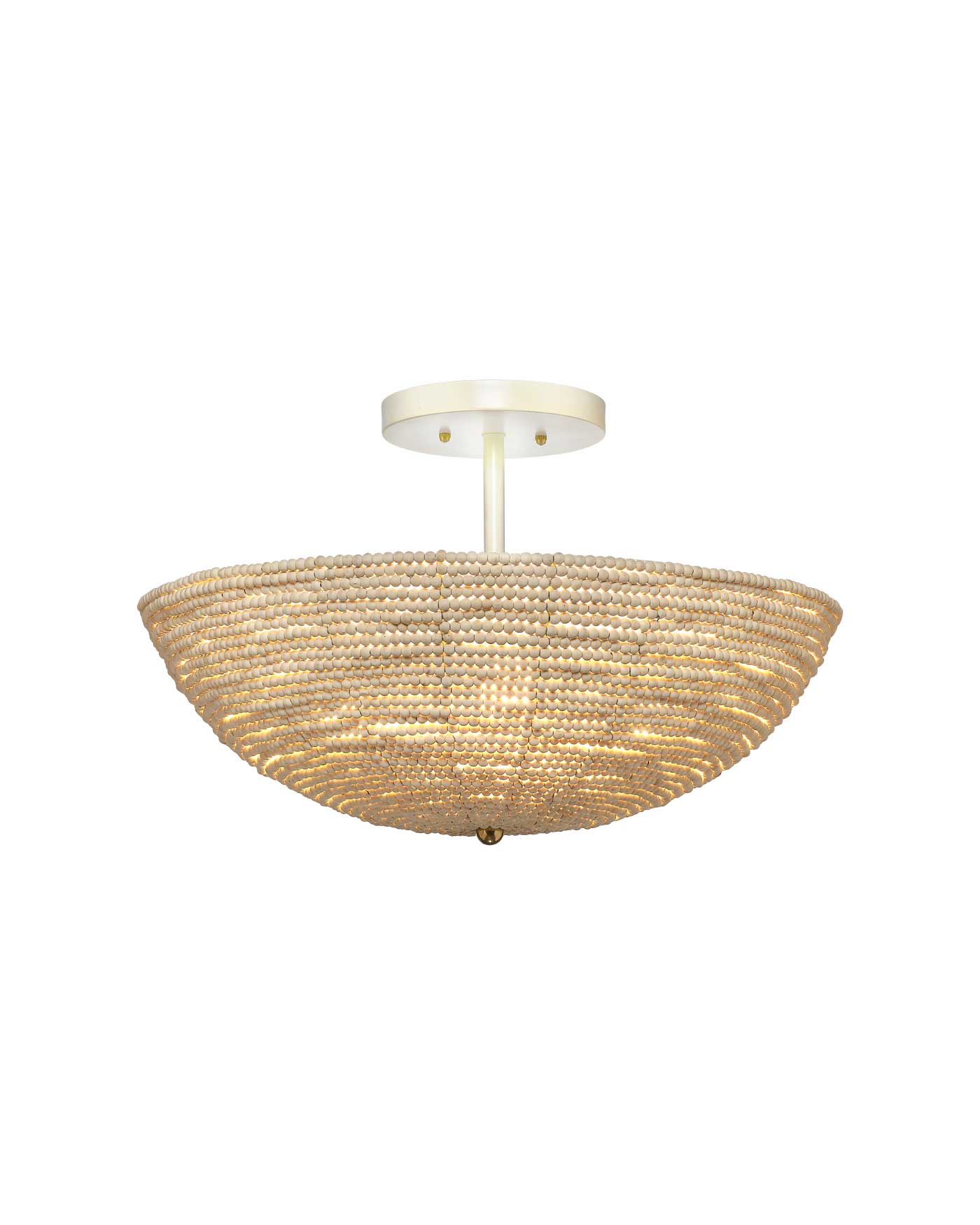 Tsunami Semi Flush Mount Ceiling Light Fixture - Modern LED Lighting for Bedroom, Hallway & Kitchen | Energy Efficient Indoor Home Decor