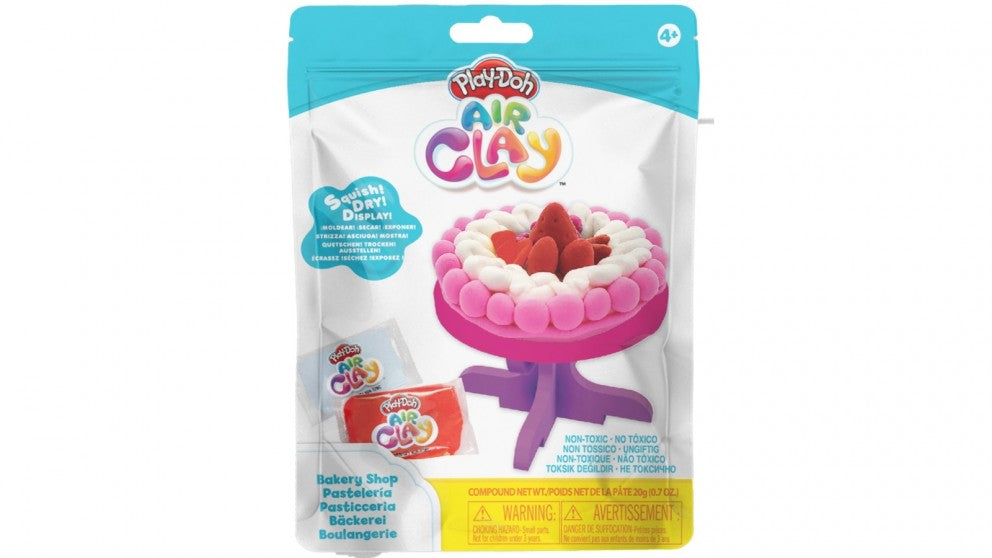 Play Doh Air Clay Fast Foodie Cakes - Fun & Creative Modeling Clay for Kids, DIY Cake Decorating Kit - Perfect for Birthday Parties, Arts & Crafts, and Pretend Play