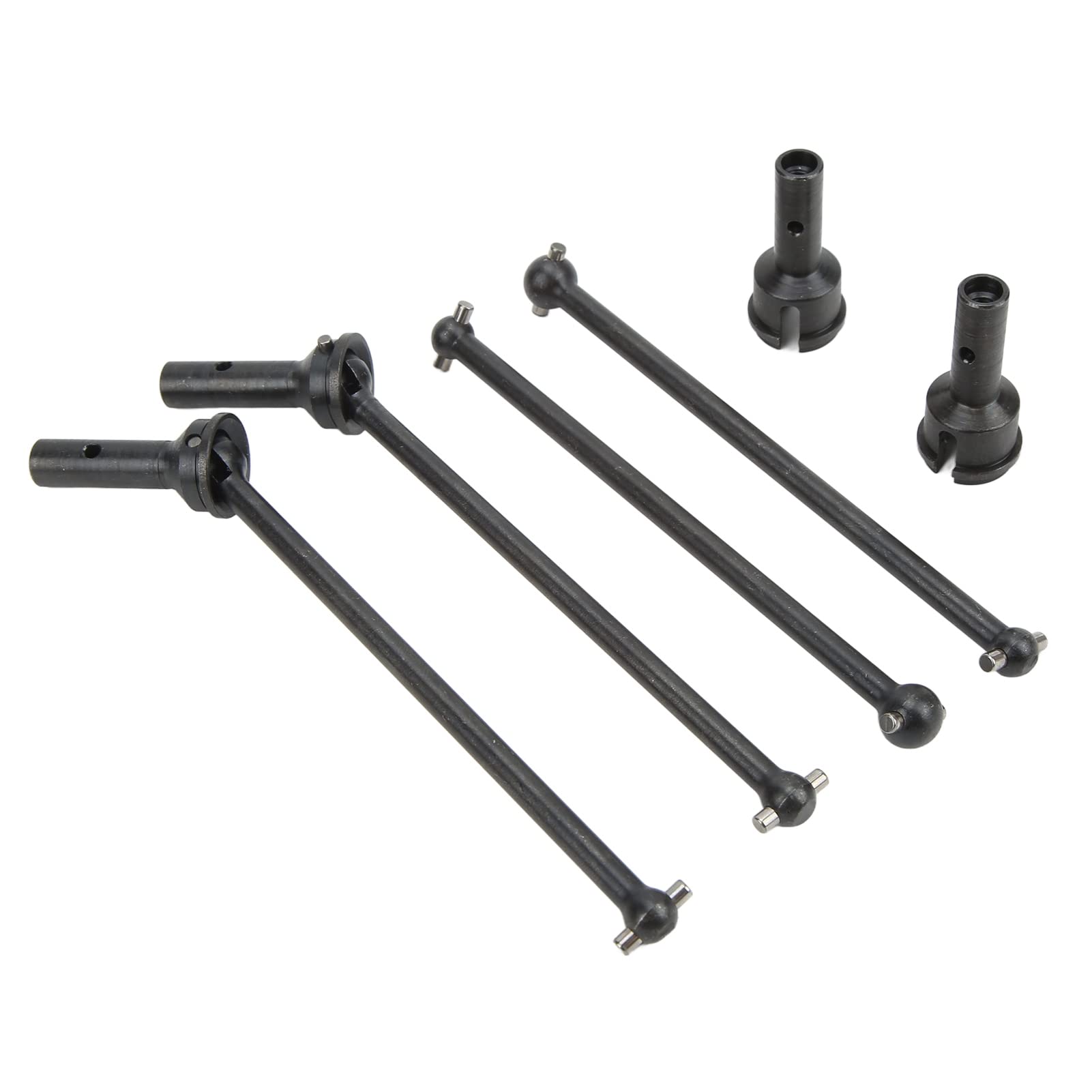 Alomejor 1/7 Scale RC CVD Drive Shaft Set - Heavy Duty Steel Front & Rear Axles for Off-Road RC Cars - Compatible with Traxxas, Redcat, HPI Models - Perfect for Bashing, Crawling & Racing Scenarios