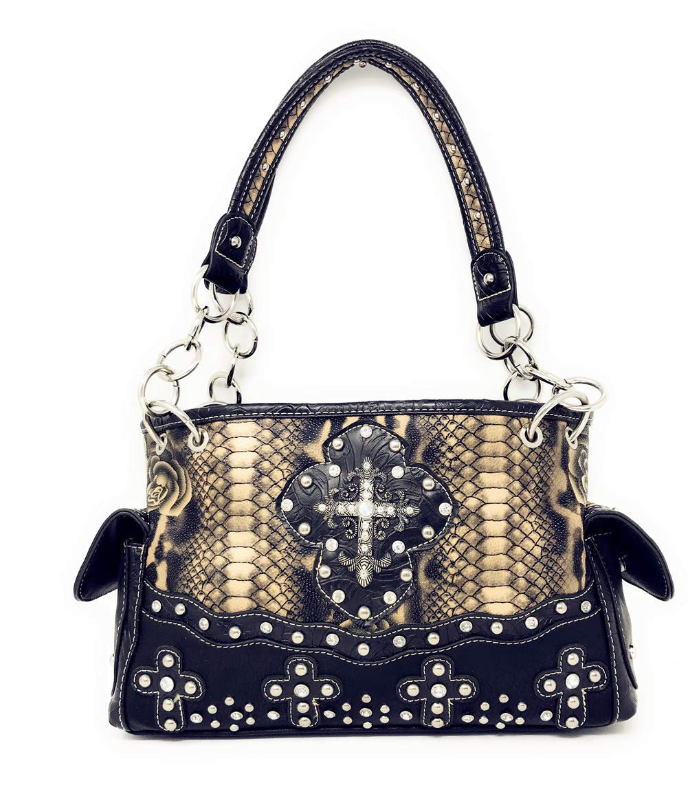 Premium Western Suede Leather Crossbody Bag with Floral Embroidery & Buckle Detail - Women's Shoulder Handbag & Wallet Set for Casual Outings, Travel, and Everyday Use
