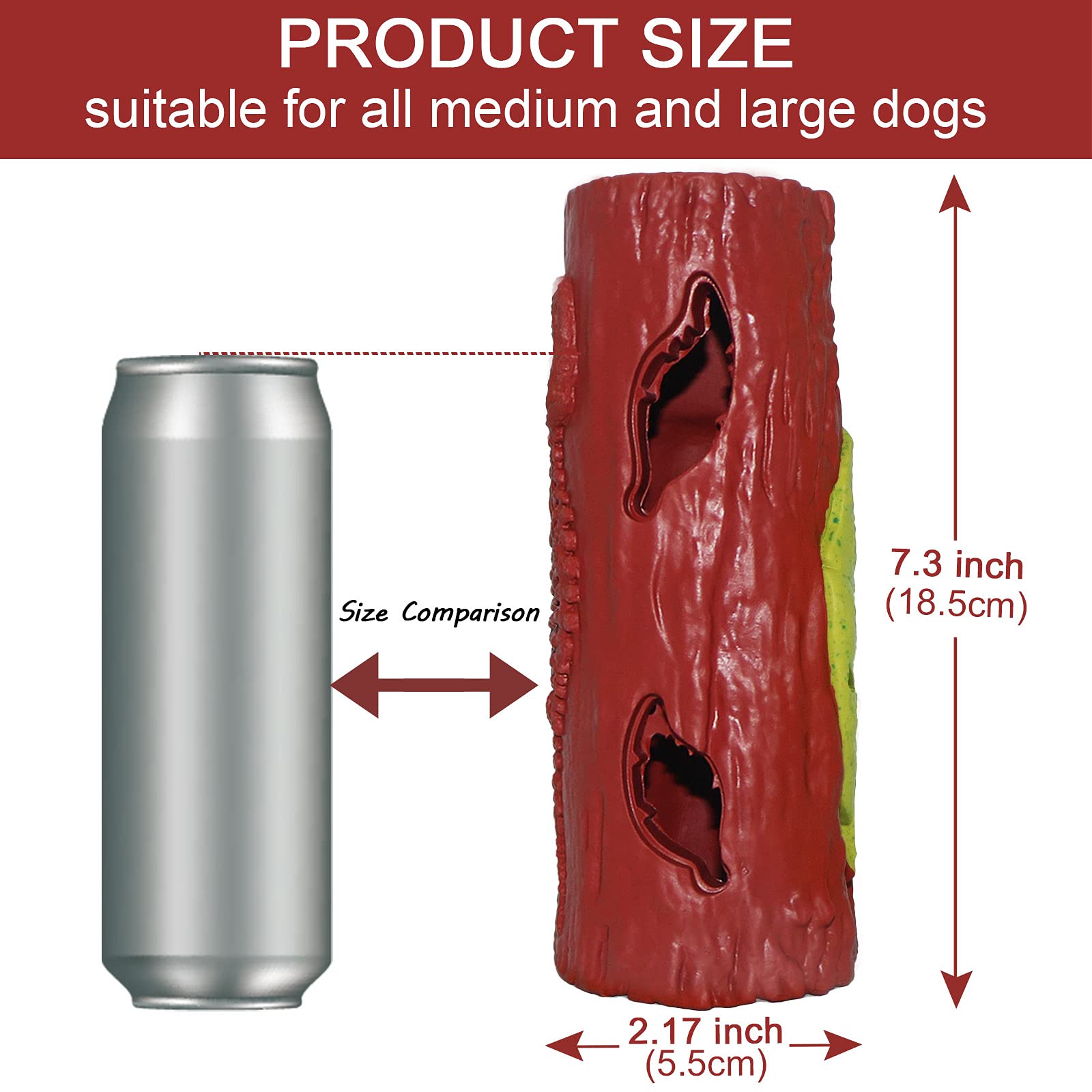 Indestructible Dog Chew Toys for Aggressive Chewers - Heavy Duty Chew Toys for Small, Medium & Large Breed Dogs - Durable XXL Dog Bone for Powerful Jaws - Perfect for Teething, Anxiety Relief & Playtime