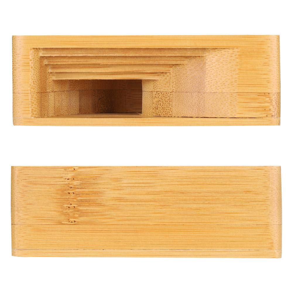 Wooden Phone Stand with Speaker Amplifier - Universal Smartphone Dock Holder Compatible with iPhone, Samsung & Android Devices for Desk, Office & Home Use