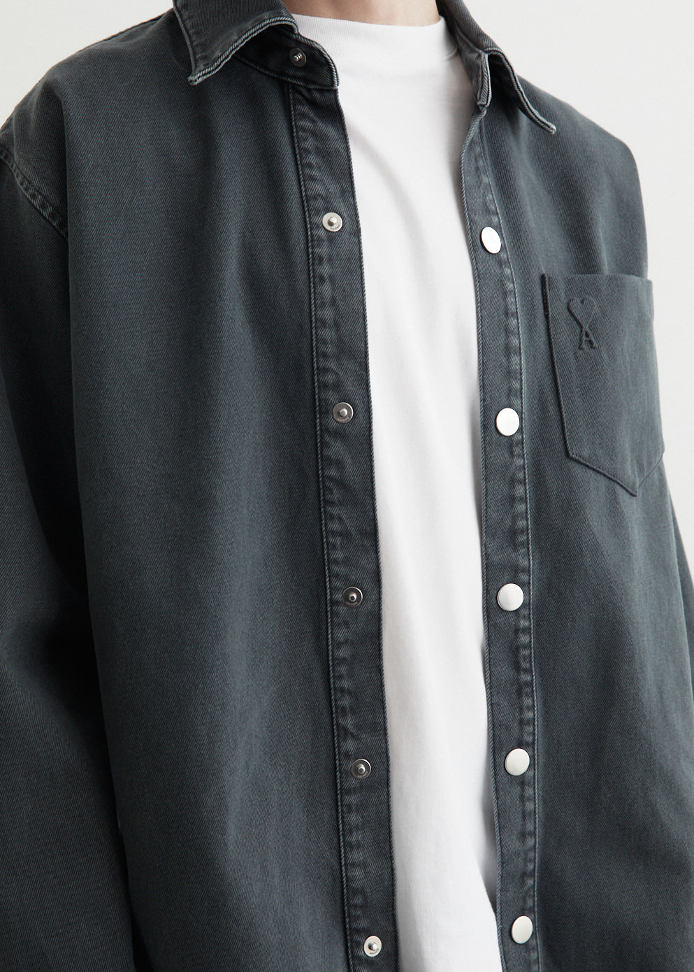 ADC Overshirt UJK261 CO0037 Black - Stylish Casual Jacket for Men, Perfect for Outdoor Activities and Everyday Wear