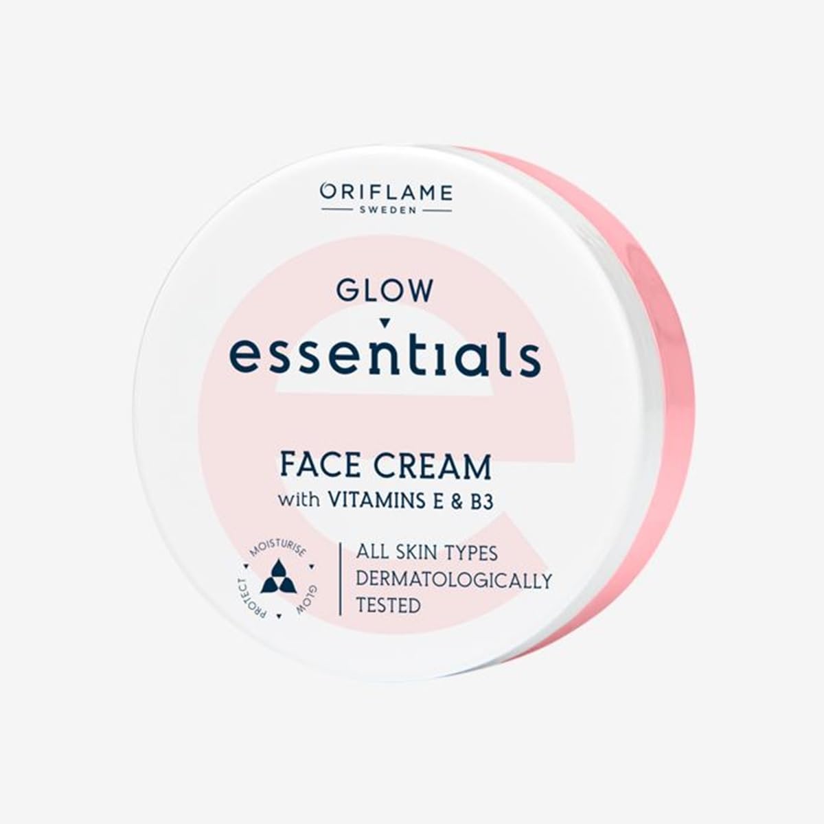 Oriflame Essentials Glow Face Cream with Vitamin E & B3 - 75ml | Hydrating & Brightening Moisturizer for Daily Skincare Routine