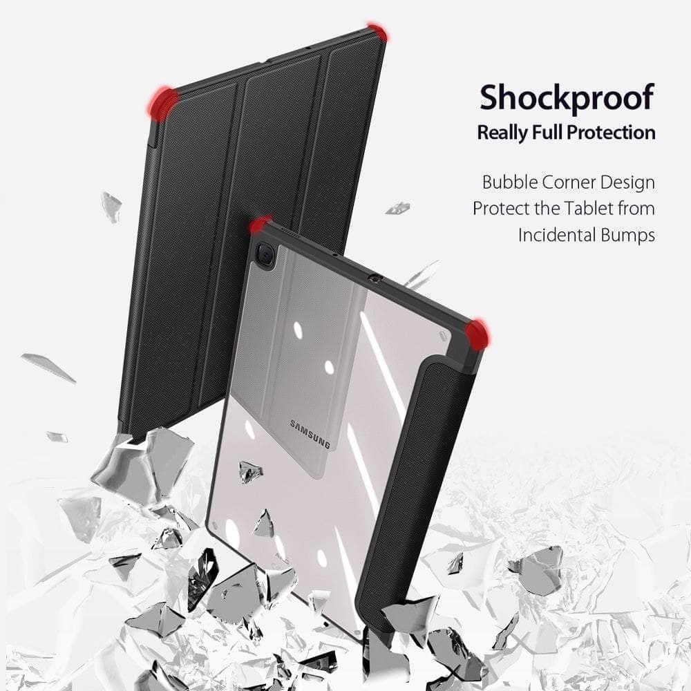 DUX DUCIS Galaxy Tab S8 X700 Leather Case with Smart Sleep/Wake Function & S Pen Holder - Perfect for Work, Study & Travel