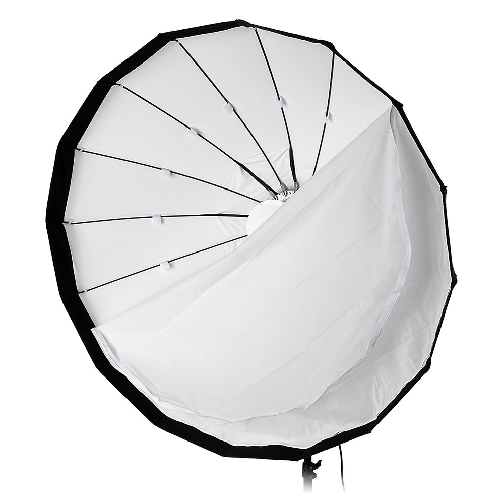 Pro Studio Solutions EZ-Pro 48in (120cm) Beauty Dish Softbox Combo with Multiblitz P Speedring - Collapsible Soft Light Modifier for Strobe, Flash & Monolights - Perfect for Portrait, Fashion & Beauty Photography