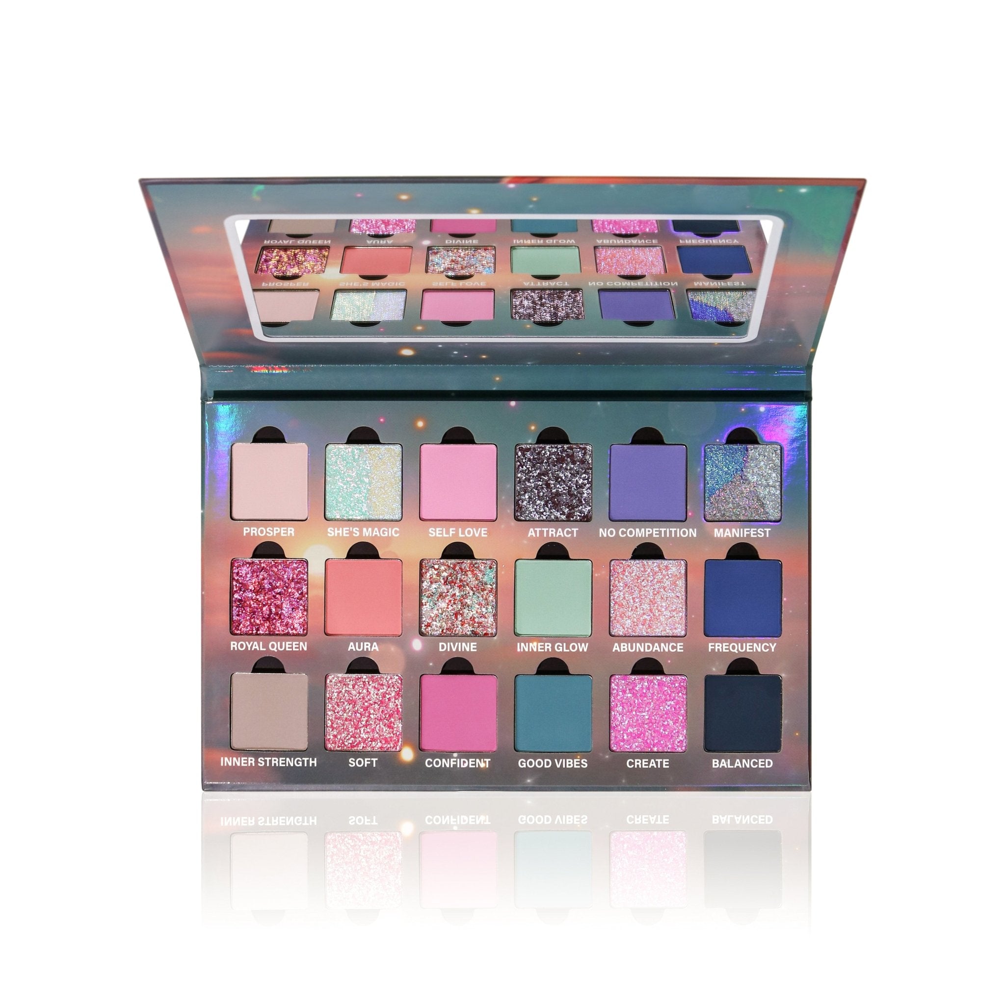 Glow Eyeshadow Palette - 12 Highly Pigmented Colors, Vegan & Cruelty-Free Makeup for Stunning Eye Looks | Perfect for Parties, Date Nights & Professional Makeup Artistry