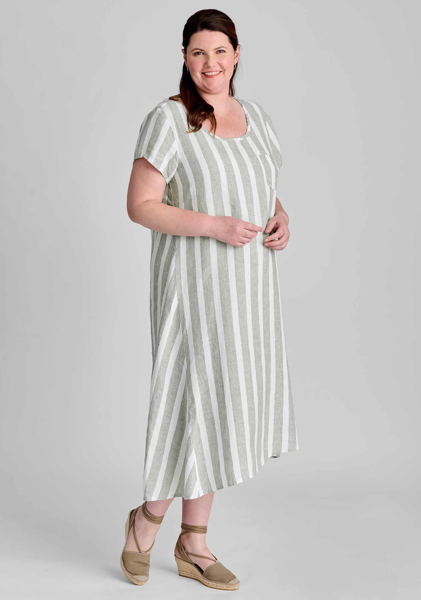 Stylish Linen Shift Dress for Women - Comfortable Stretch Top & Flowy Fit - Perfect for Summer, Beach, Office & Casual Outings