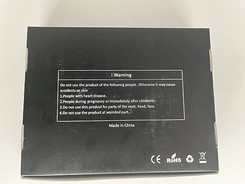 ABS Stimulator Belt - Portable Ab Toner for Home & Office - USB Rechargeable - Black - Fitness for Men & Women