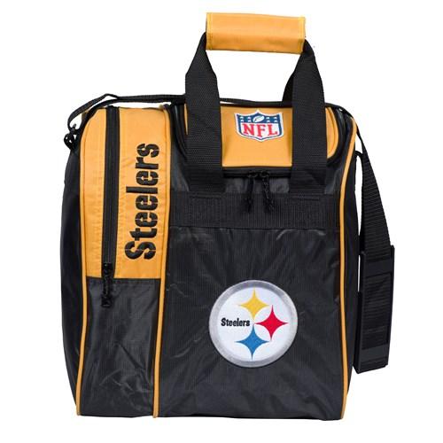 KR Strikeforce 2020 NFL Pittsburgh Steelers Team Logo Single Tote Bowling Bag - Perfect for Football Fans, Sports Enthusiasts & Bowling Outings