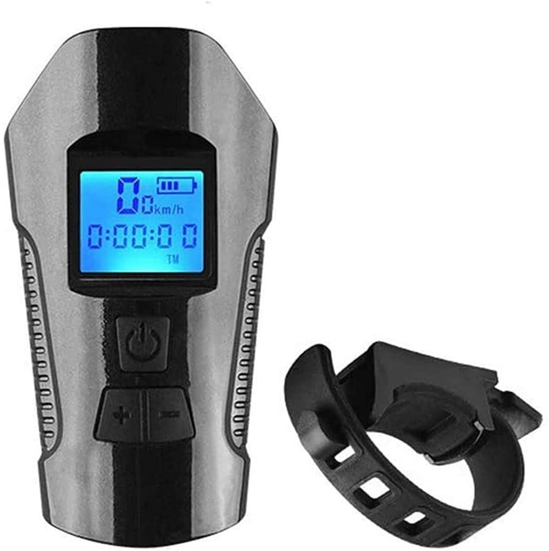 Jiaanu USB Rechargeable LED Bike Lights Set - Waterproof Front Headlight & Rear Tail Light with Speedometer & Odometer for Mountain/Road Bikes | Perfect for Night Cycling, Commuting & Outdoor Adventures