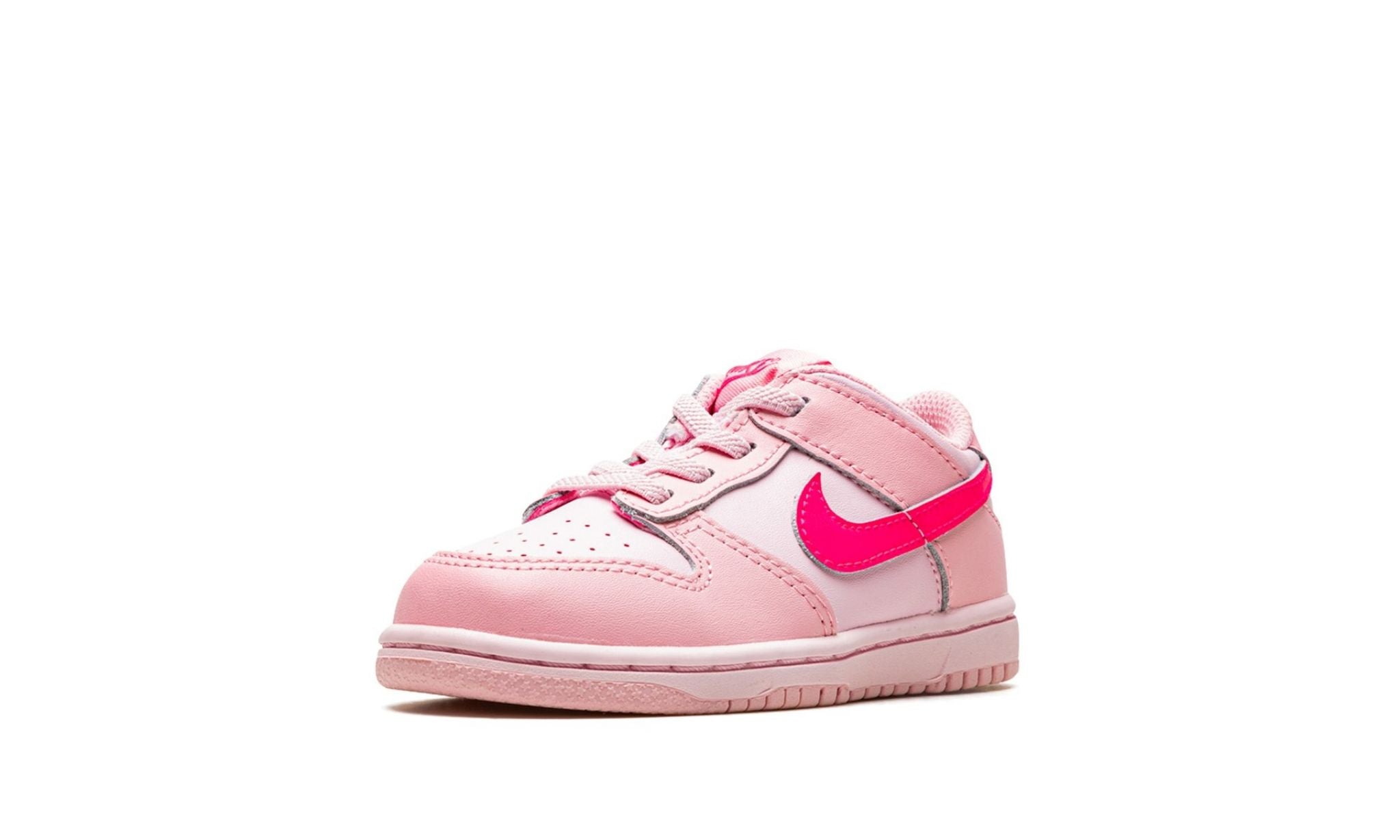 Nike Dunk Low (TD) Triple Pink Sneakers for Kids - Stylish & Comfortable Toddler Shoes for Casual Wear, Playground & Everyday Outfits
