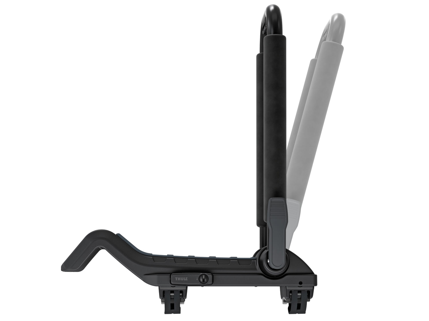 Thule Hull-a-Port XTR Kayak Roof Rack Carrier - Secure & Easy Loading for Kayaks, Canoes, and SUPs - Perfect for Road Trips, Camping, and Water Sports Adventures