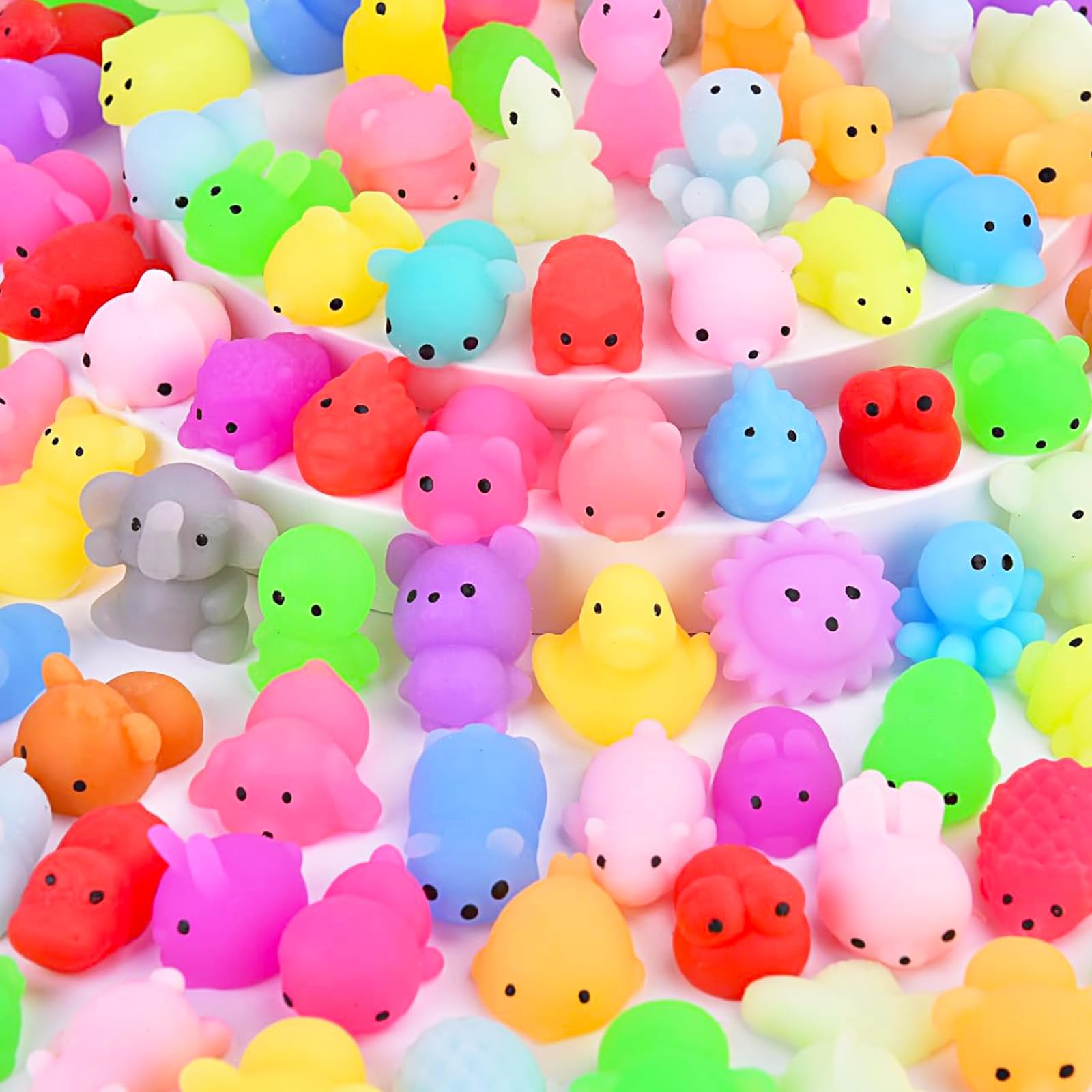 30PCS Kawaii Squishy Toys - Mochi Stress Relief Fidget Toys for Kids, Party Favors, Classroom Prizes & Christmas Goodie Bags - Cute Sensory Toys for Anxiety Relief, Birthday Gifts & School Rewards (Perfect for Stress Relief, Party Giveaways & Sensory Play)
