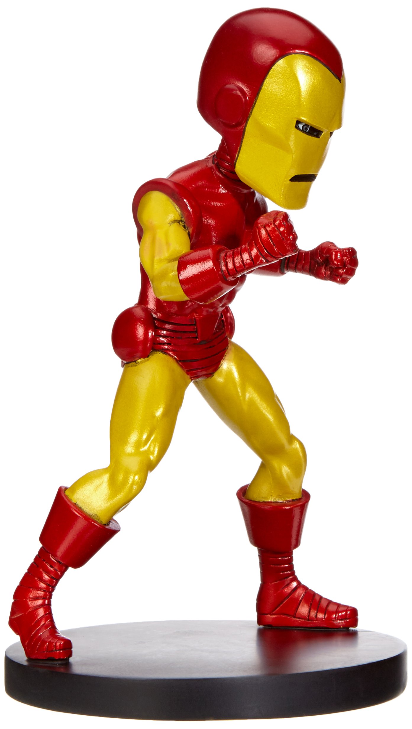 NECA Marvel Classic Head Knocker Iron Man Action Figure - 8 Inch Collectible Toy for Superhero Fans | Perfect for Display, Gifts, and Marvel Collections