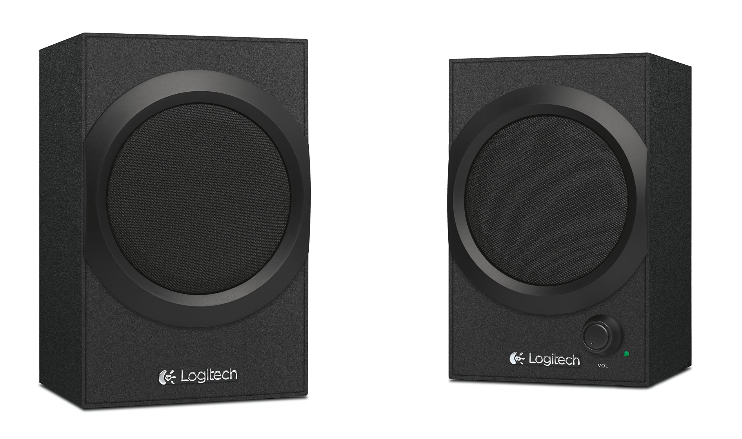 Logitech Z240 Multimedia Speakers for PC, Tablets & Smartphones - Compact Stereo Sound for Gaming, Movies & Music - Home Office & Desktop Audio Solution