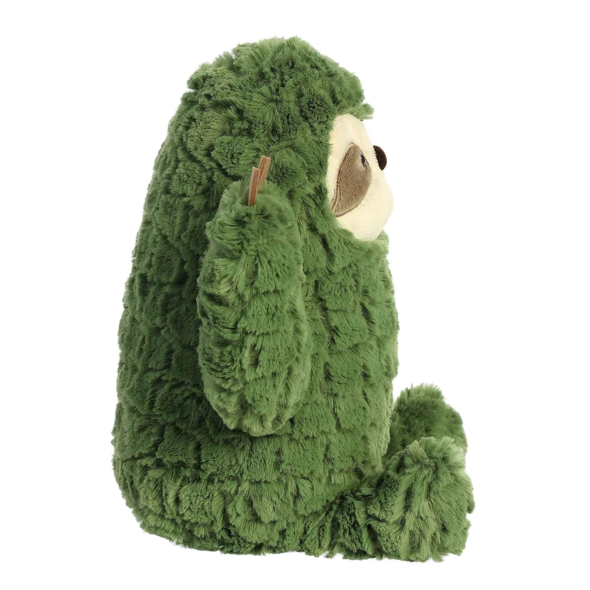 Adorable Green Cactus Sloth Plush Toy - Soft Stuffed Animal for Kids & Adults - Perfect for Nursery Decor, Birthday Gifts & Cuddling