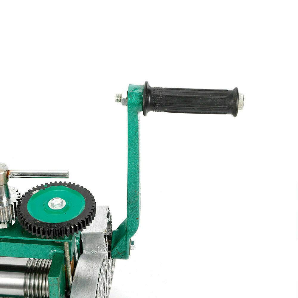 Jewelry Rolling Mill Machine - Manual Combination Rolling Mill for Metal Sheet, Wire & Flat Pressing - Jewelry Press & Tabletting Tool for DIY Jewelry Making - Perfect for Crafting Rings, Bracelets & Metal Art