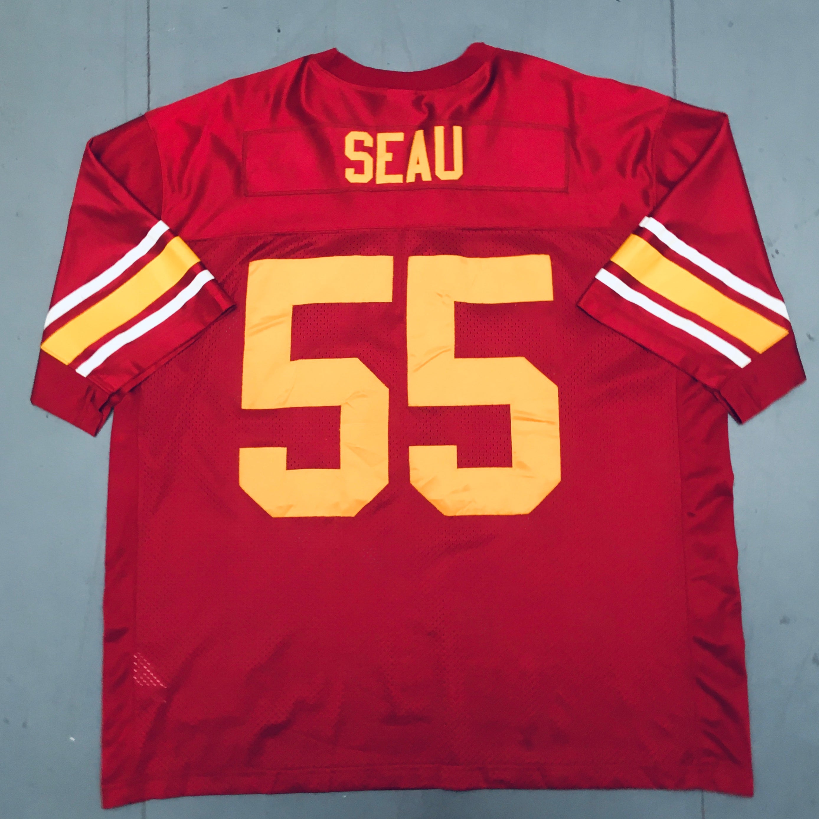Junior Seau 1989 USC Trojans Stitched Nike Throwback Jersey - XXL | Vintage Football Jersey for Game Day & Fan Collection