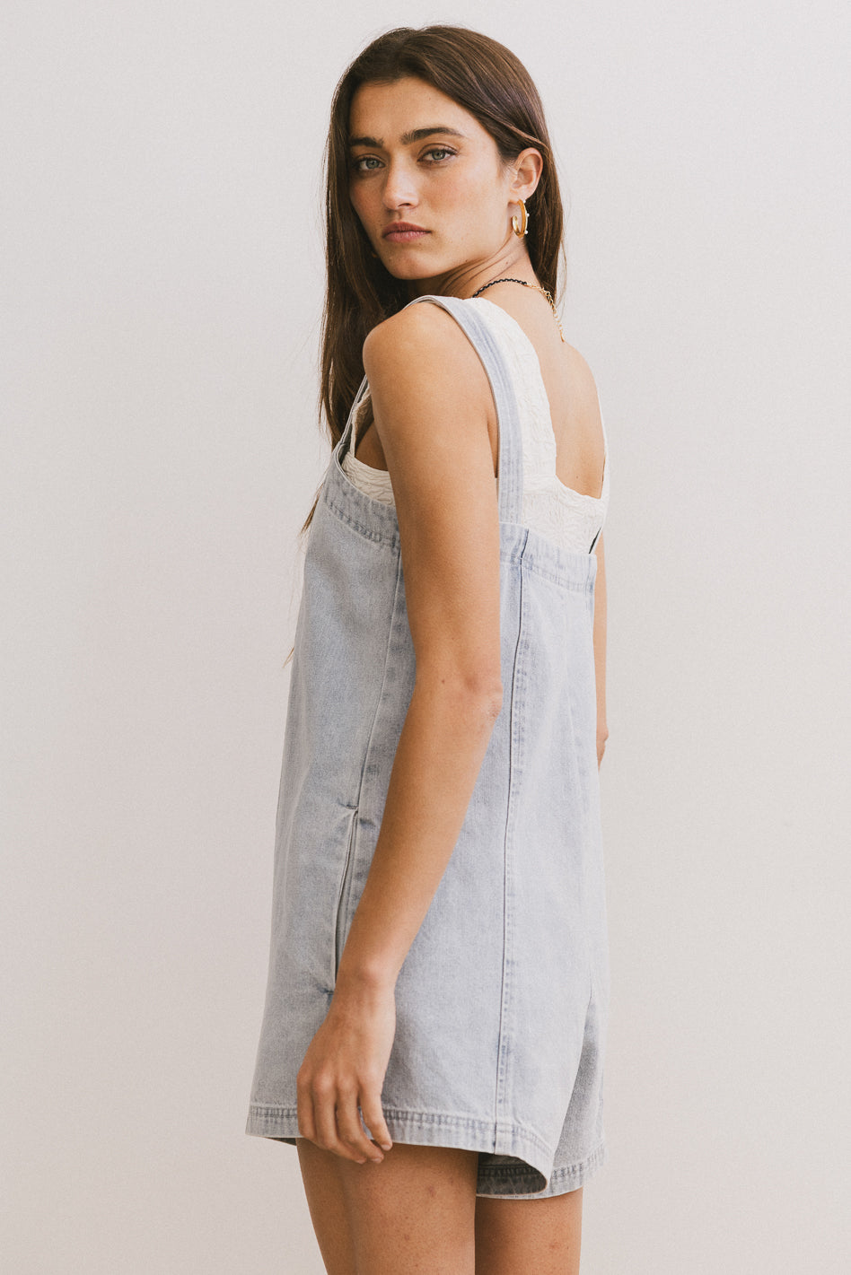 Alfie Denim Romper for Women - Stylish & Comfortable Jumpsuit with Pockets | Perfect for Casual Outings, Summer Wear & Street Fashion